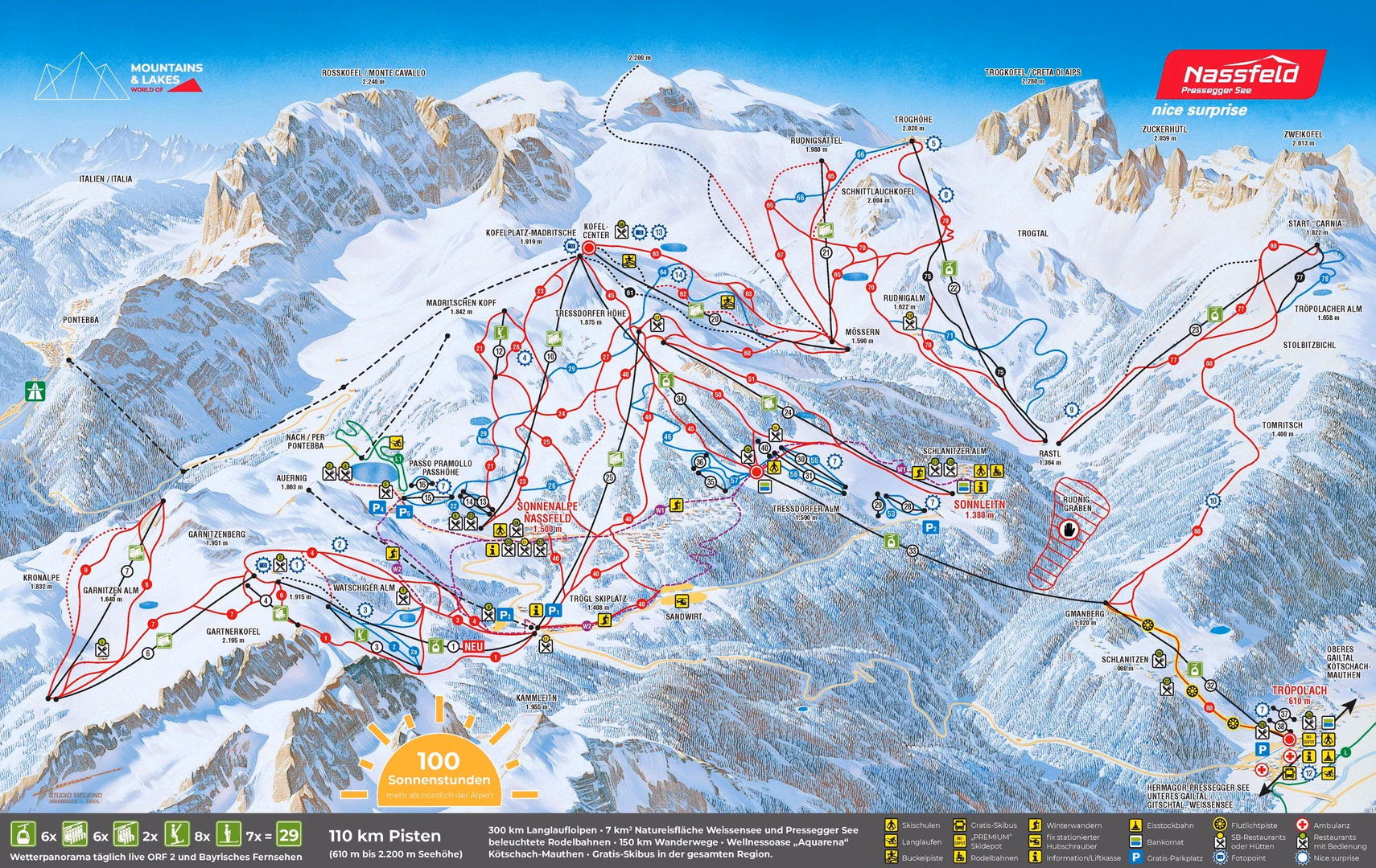 Skigebiet Nassfeld 2