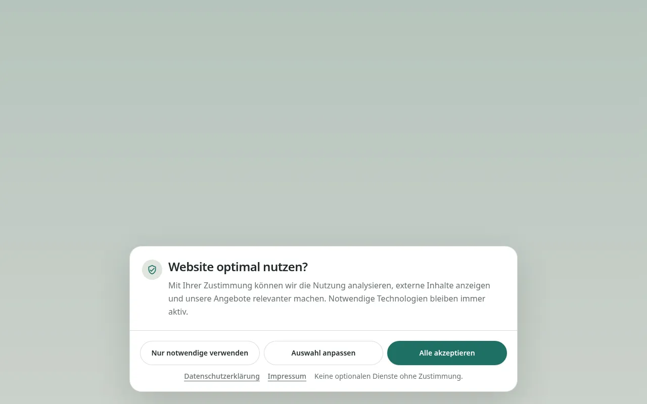 Vorschau CookieBanner
